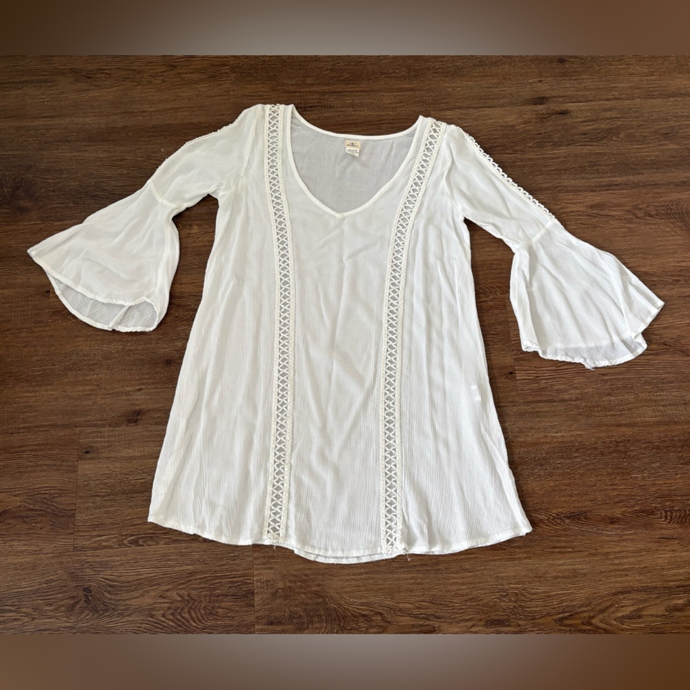 O’Neil Women’s Boho Tunic Top with Juliet Sleeves Size Small 100% Viscose Lovely